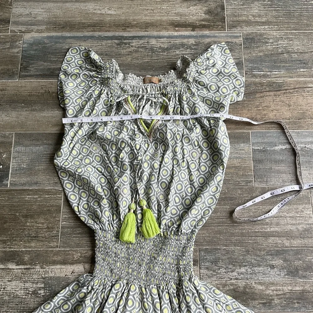 Stylish Gray Patterned Dress - Picture 5 of 8